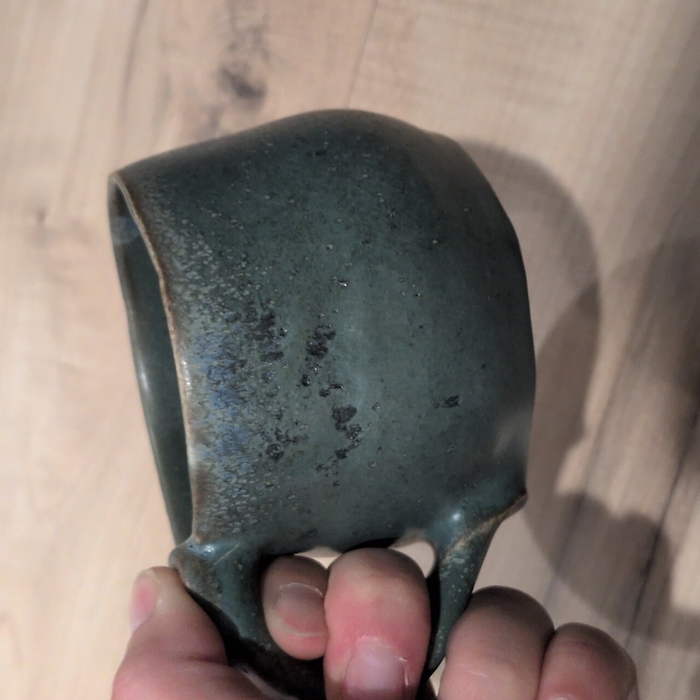 Small Handmade Pottery Mug - Picture 3 of 6
